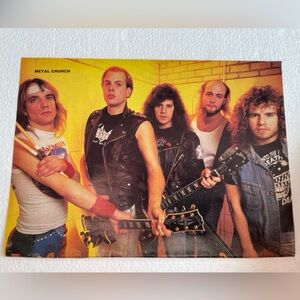 Metal Church Band Pinup